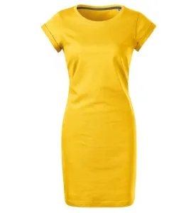 MALFINI Dámské šaty Freedom - Žlutá | XL