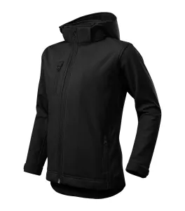 Malfini Dětská softshellová bunda Performance s odnímatelnou kapucí černá #745110