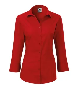 MALFINI Dámská košile s tříčtvrtečním rukávem Style - Červená | XL