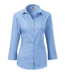 MALFINI Dámská košile s tříčtvrtečním rukávem Style - Nebesky modrá | L