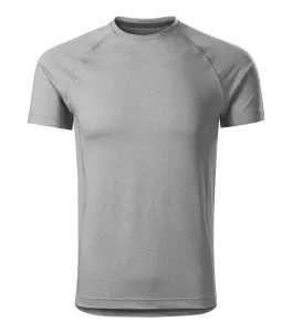 MALFINI Pánské tričko Destiny - Tmavě šedý melír | XXL