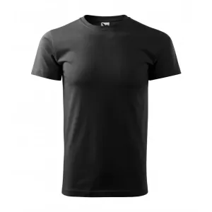 Pánské tričko - BASIC -černé 5XL