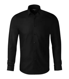 MALFINI Pánská košile s dlouhým rukávem Dynamic - Černá | L