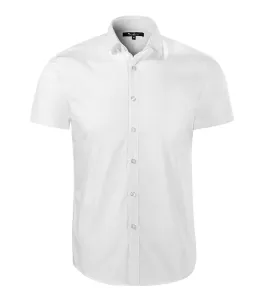MALFINI Pánská košile s krátkým rukávem Flash - Bílá | M