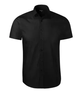 MALFINI Pánská košile s krátkým rukávem Flash - Černá | M