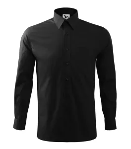 MALFINI Pánská košile Style Long Sleeve - Černá | XXXL