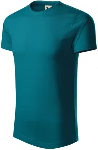 Pánské triko, organická bavlna, petrol blue, XL