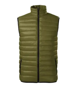 MALFINI Pánská prošívaná vesta Everest - Avocado green | XXXL
