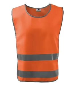 MALFINI Bezpečnostní vesta Classic Safety Vest - Reflexní oranžová | M
