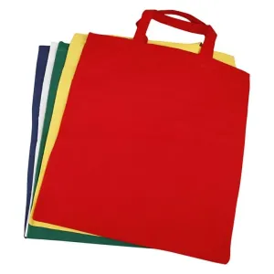 Bavlněná nákupní taška barevná - 5 ks (barevná taška 38 x 42 cm)