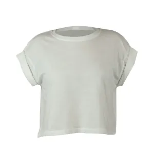 Mantis Dámské crop top tričko - Bílá | L #3804282