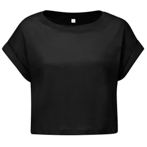 Mantis Dámské crop top tričko - Černá | L #3923457