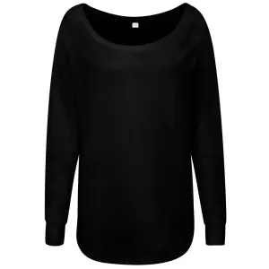 Mantis Prodloužené dámské tričko s dlouhým rukávem - Černá | L #3798523