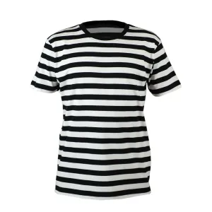 Mantis Pánské pruhované tričko - Černá / bílá | M #3798429