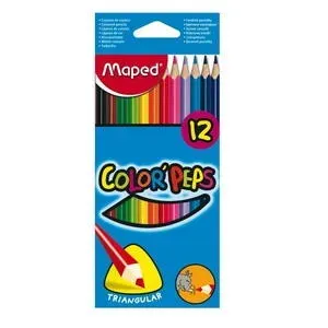 MAPED Color Peps 12 barev trojhranné