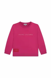 Dětská mikina Marc Jacobs fialová barva, s potiskem #5041133