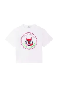 Dětské bavlněné tričko Marc Jacobs bílá barva #2042545