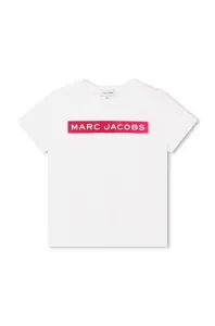 Dětské bavlněné tričko Marc Jacobs bílá barva #5685756