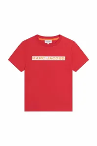 Dětské bavlněné tričko Marc Jacobs červená barva, s potiskem #4977481
