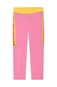 Dětské legíny Marc Jacobs růžová barva, s potiskem