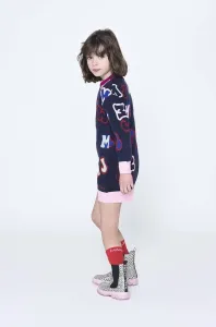 Dívčí šaty Marc Jacobs tmavomodrá barva, mini #3431300