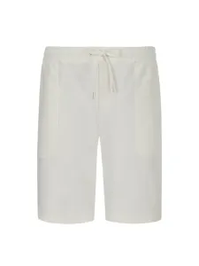 Nadměrná velikost: Marc O'Polo, Bavlněné šortky s nakládanými kapsami Bílá #4794886