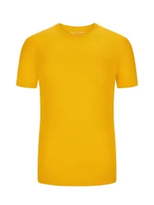 Nadměrná velikost: Marc O'Polo, Tričko z bavlny v melírovaném vzhledu Oranžový