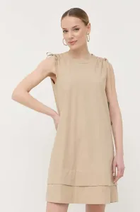 Šaty Marella béžová barva, mini, oversize