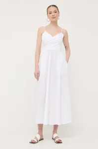 Šaty Marella bílá barva, maxi