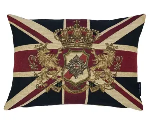 Gobelínový polštář se znakem vlajky Velké Británie - 45*15*31cm EVHKVLEB