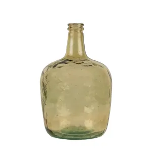 Jantarová skleněná váza z recyklovaného skla 8L - Ø21*36cm AGGGFT8