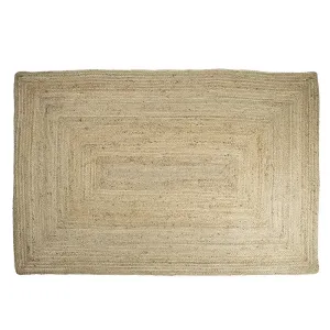 Obdélníkový přírodní jutový koberec - 120*180*1cm DEJM120