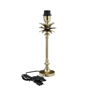 Champagne kovová základna ke stolní lampě Palm - 11*11*41cm/ E27 MGLVPG48