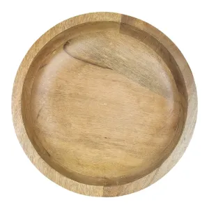 Salátová mísa z mangového dřeva Mongé - Ø 35*7cm CISBH35