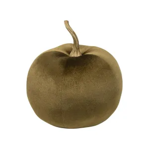 Taupe sametové dekorativní jablko Apple M - 24*24*26cm DCFAT26