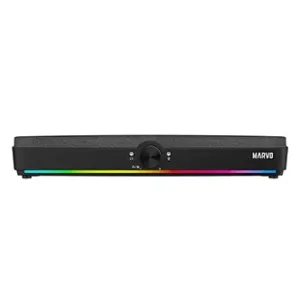 Marvo Soundbar SG-286, 2.0, 10W, černý, regulace hlasitosti, RGB podsvícení, USB/Bluetooth, 60Hz-20kHz #5414879