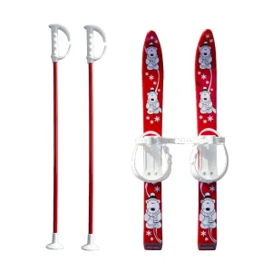 Master Baby Ski 70 cm, dětské plastové lyže červené #1389446