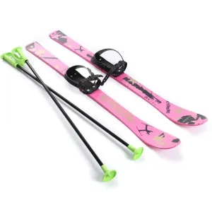 Baby Ski 90 cm - dětské plastové lyže - růžové #1391024