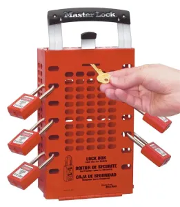 Master Lock 503Red Latch Tight Lock Box - Red