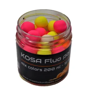 Mastodont Baits Fluo Pop-Up KOSA mix colors 16mm 200ml