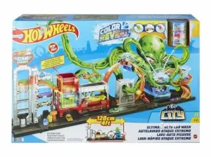 Mattel Hot Wheels GTT96 City - Ultimátní myčka s chobotnicí #5276725