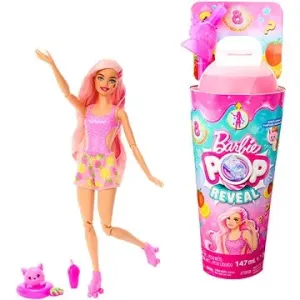 Barbie Pop Reveal Barbie šťavnaté ovoce - Jahodová limonáda