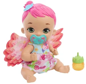 MATTEL - My Garden Baby Miminko - plameňák s růžovými vlasy