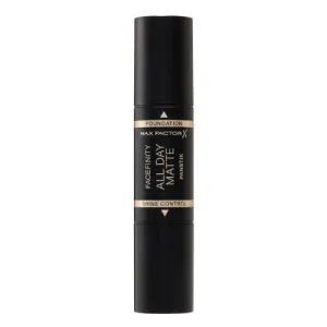Max Factor Zmatňující báze a make-up v tyčince 2v1 Facefinity (All Day Matte Panstick) 11 g 40 Light Ivory
