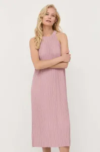 Šaty Max Mara Leisure růžová barva, mini