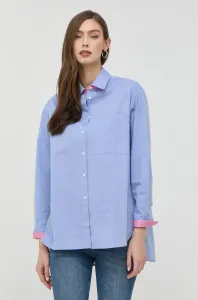 Bavlněné tričko MAX&Co. regular, s klasickým límcem