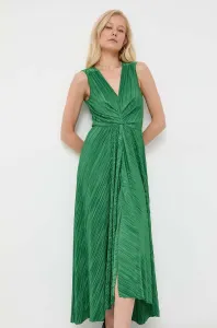Šaty MAX&Co. zelená barva, maxi