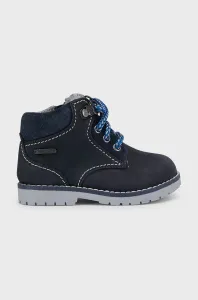 Dětské kožené zimní boty Mayoral tmavomodrá barva #3416856