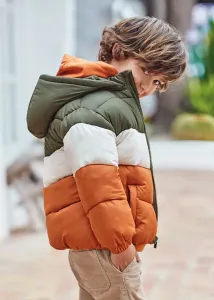 Zimní bunda prošívaná oranžová MINI Mayoral velikost: 134