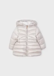 Kabát zimní prošívaný smetanový BABY Mayoral velikost: 86 (18 měsíců)